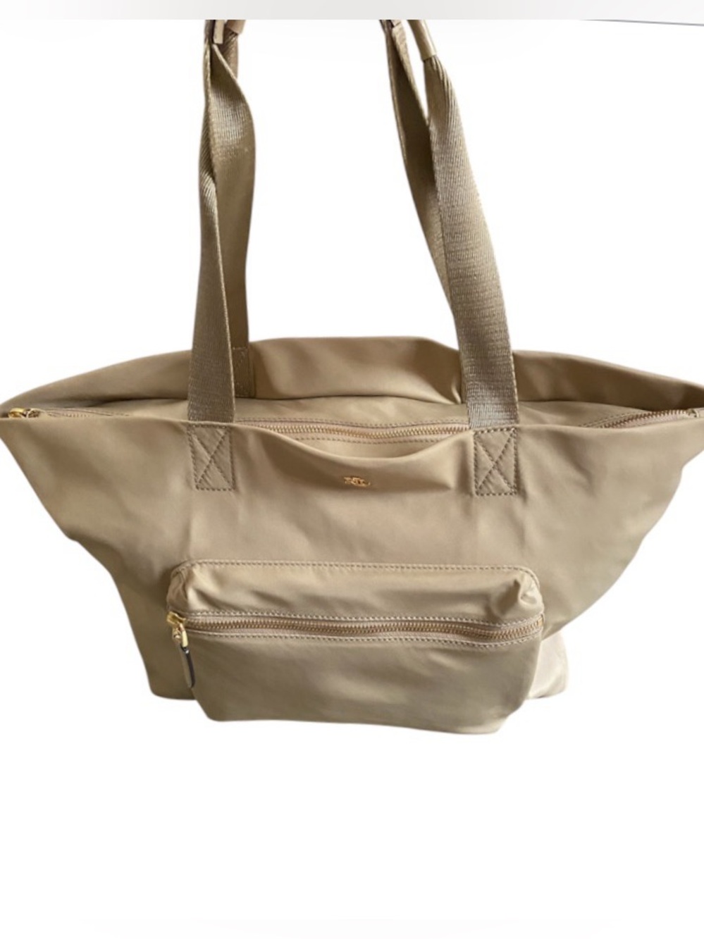 Lauren Ralph Lauren canton tan tote